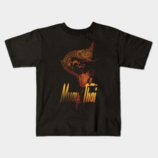 muaythai power Kids T-Shirt